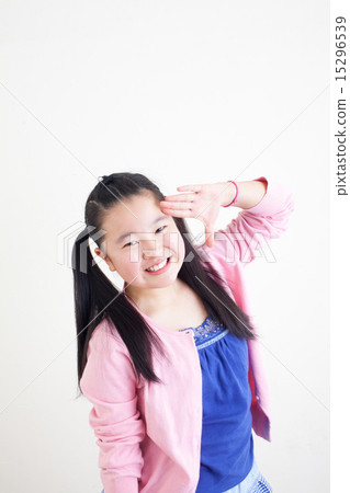 女孩的小學女生問候 15296539