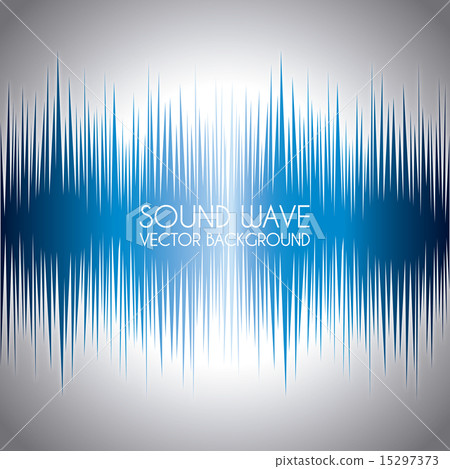 sound wave design over gray background vector illustration sound wave design over gray background vector illustration 15297373