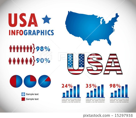 infographics set with different elements vector illustration infographics set with different elements vector illustration 15297938