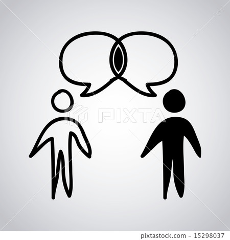 communication design over gray background vector illustration communication design over gray background vector illustration 15298037