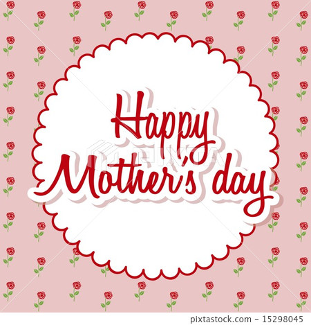 happy mothers day card with roses vector illustration happy mothers day card with roses vector illustration 15298045