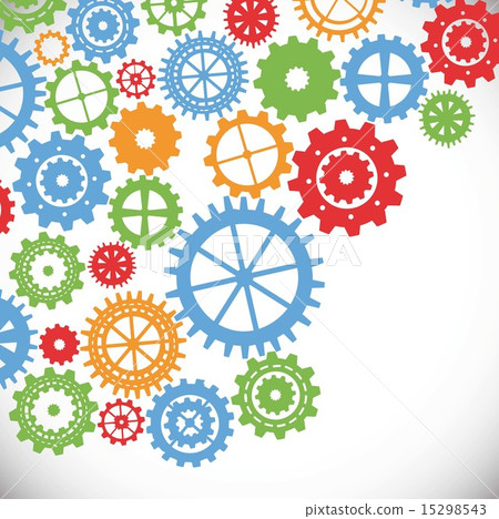 gears silhouette over gray background vector illustration gears silhouette over gray background vector illustration 15298543