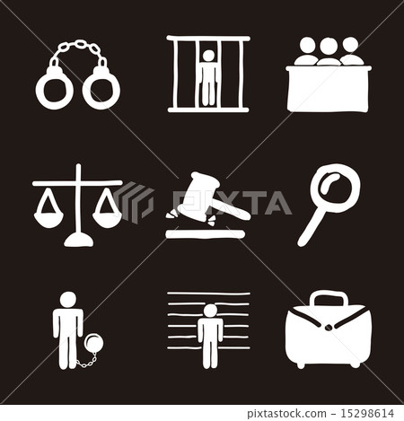 jail icons over black background vector illustration jail icons over black background vector illustration 15298614