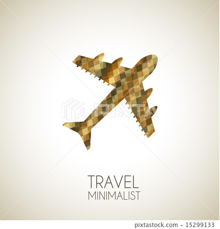 travel minimalist over vintage background vector illustration travel minimalist over vintage background vector illustration 15299133