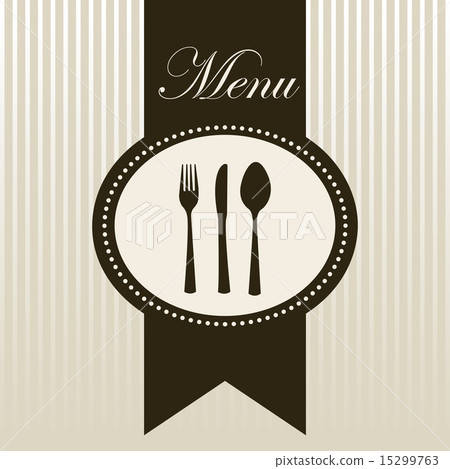 restaurant menu over beige background vector... - Stock Illustration ...