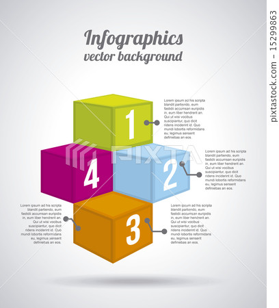 numerical boxes over gray background vector illustration numerical boxes over gray background vector illustration 15299863