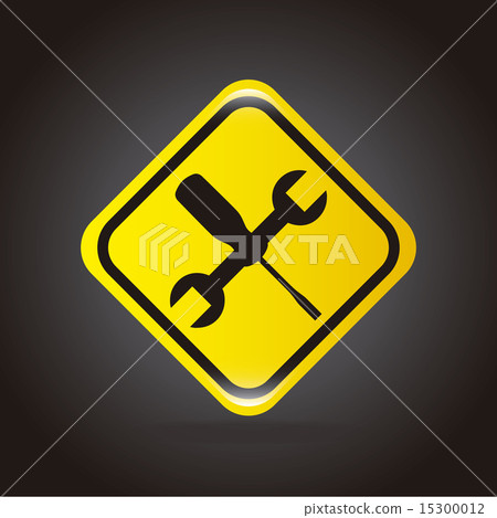 technical service over black background vector illustration 15300012
