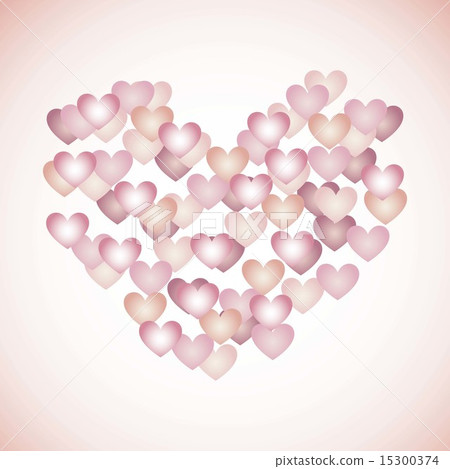 hearts isolated over white background vector... - Stock Illustration ...