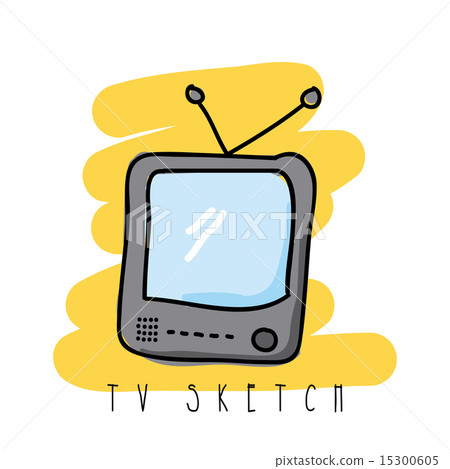 video game sketch over white background vector illustration video game sketch over white background vector illustration 15300605