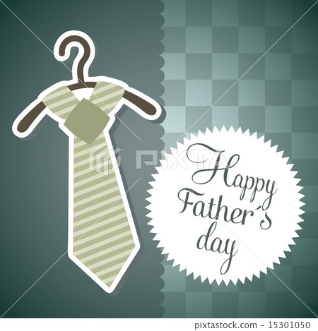 fathers day card over blue background vector illustration fathers day card over blue background vector illustration 15301050