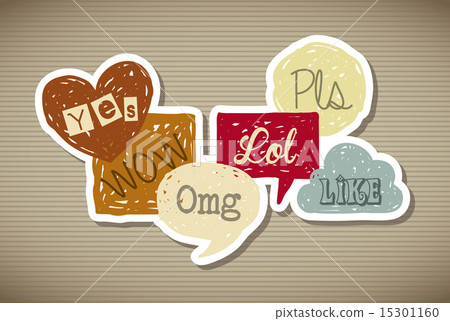 clouds comics over vintage background vector illustration clouds comics over vintage background vector illustration 15301160