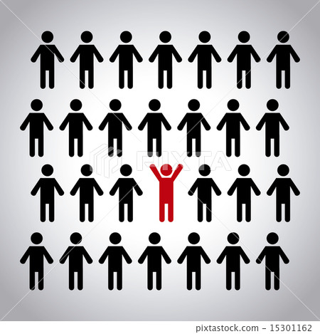 people silhouette over gray background vector illustration people silhouette over gray background vector illustration 15301162