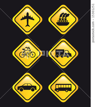 transports signals over black background vector illustration transports signals over black background vector illustration 15301251