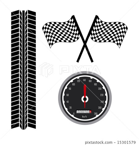 race icons over white background vector... - Stock Illustration ...