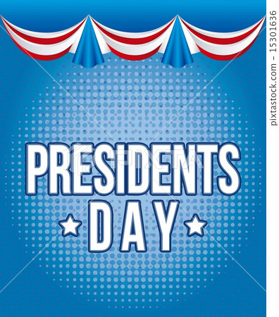 presidents day background united states vector illustration 15301636