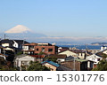 Mount Fuji and Hayama Town and the Sea 15301776