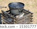 Dutch oven and burning fire stand 15301777