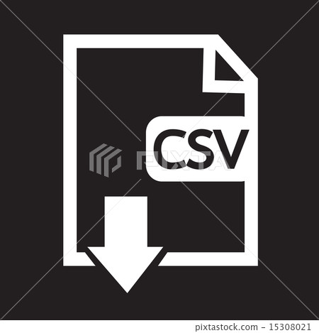 File type CSV icon File type CSV icon 15308021