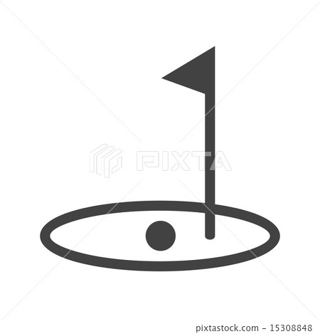 Golf Post - Stock Illustration [15308848] - PIXTA