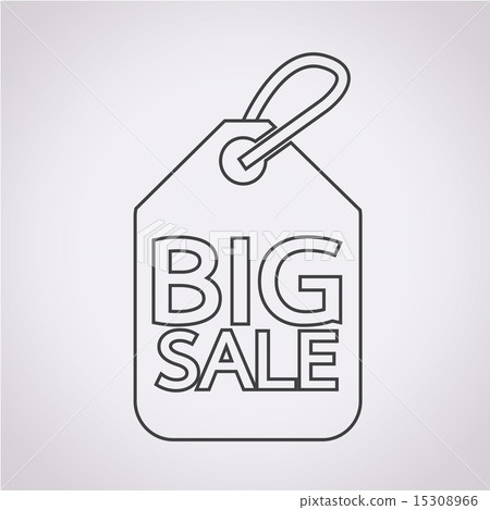 插圖素材: price tag big sale