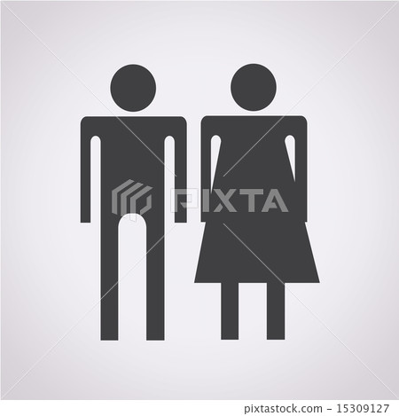 man and woman icon man and woman icon 15309127
