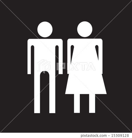 man and woman icon man and woman icon 15309128