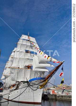 Total sail exhibition sail and full bowl decorated Japan Round 15309812