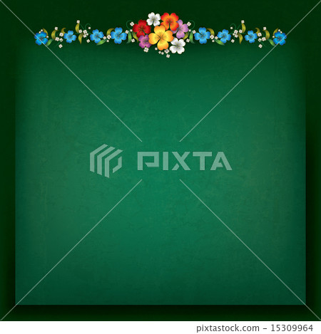 abstract background with floral composition abstract background with floral composition 15309964