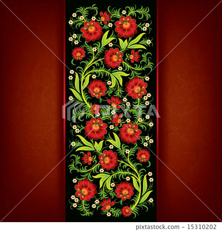 abstract grunge floral background spring flowers 15310202