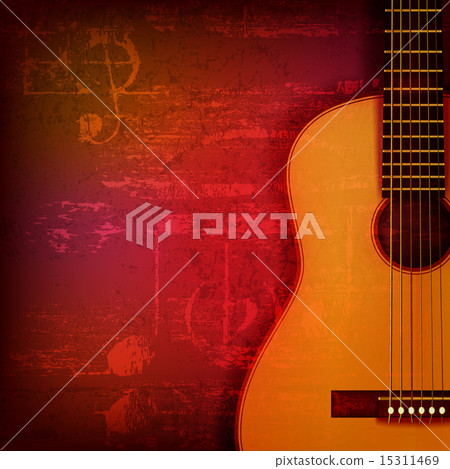 abstract grunge piano background acoustic guitar 15311469