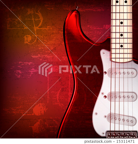 abstract grunge background with electric guitar abstract grunge background with electric guitar 15311471
