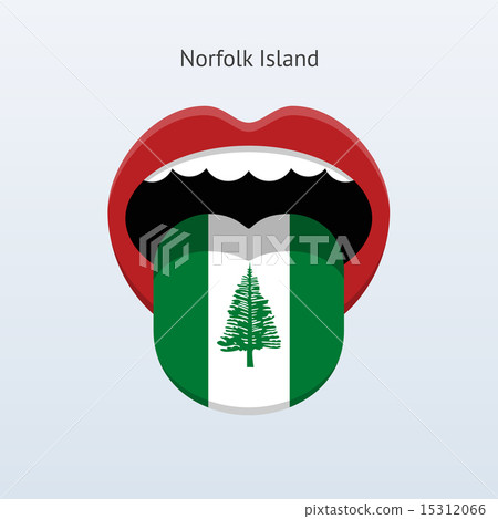 Norfolk Island language. Abstract human tongue. 15312066