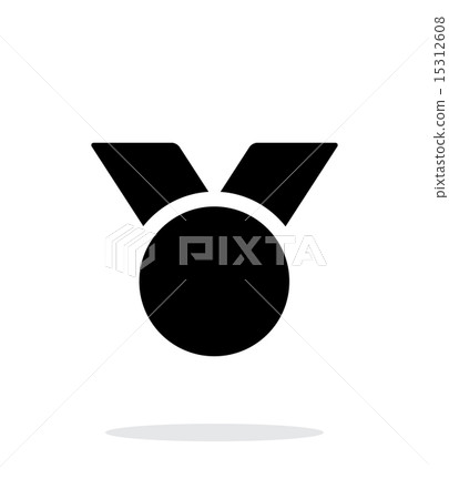 Medal simple icon on white background. 15312608