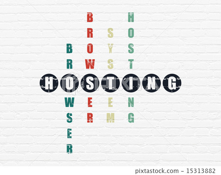 Web development concept: word Hosting in solving Crossword Puzzle Web development concept: word Hosting in solving Crossword Puzzle 15313882