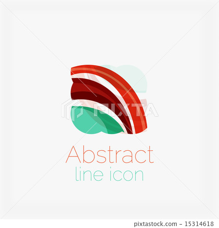 Abstract symmetric geometric shapes, business icon Abstract symmetric geometric shapes, business icon 15314618