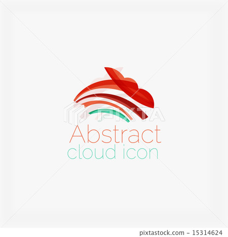 Abstract symmetric geometric shapes, business icon Abstract symmetric geometric shapes, business icon 15314624