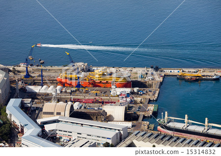Shipyard in Gibraltar 15314832