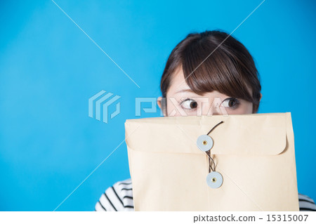 Office Casual Portrait (Blue Back) 15315007