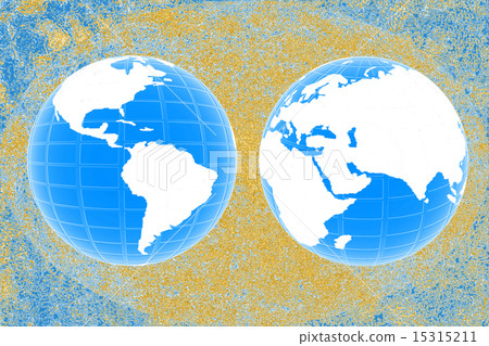 Creative map of the world 15315211
