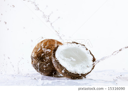 cracked coconut cracked coconut 15316090