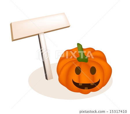 Illustration of Jack-o-Lantern Pumpkins 15317410
