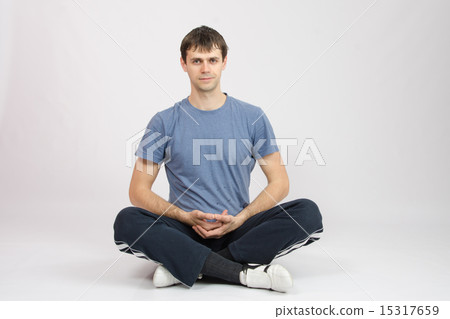 Athlete resting after exercise complex Athlete resting after exercise complex 15317659