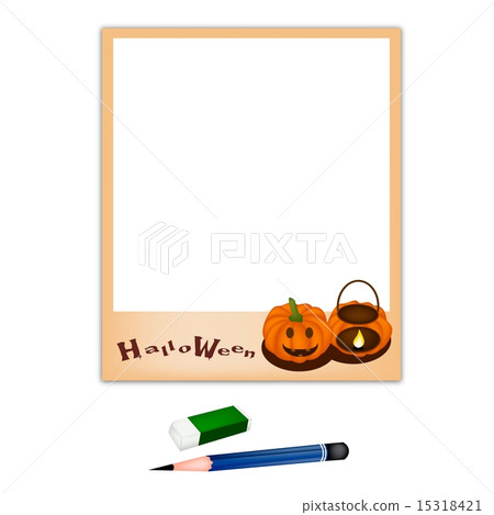 Pencil Eraser Two Jack O' Lantern Picture Frame Pencil Eraser Two Jack O' Lantern Picture Frame 15318421