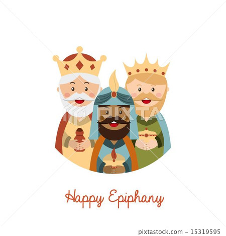 happy ephipany over white background vector illustration happy ephipany over white background vector illustration 15319595