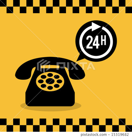 Taxi design over yellow background vector illustration Taxi design over yellow background vector illustration 15319682