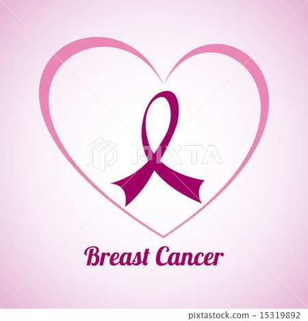 Breast cancer design over pink background vector illustration 15319892