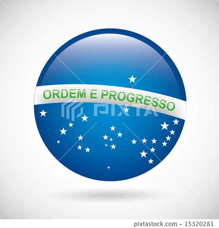 brazil design over gray background vector illustration 15320281