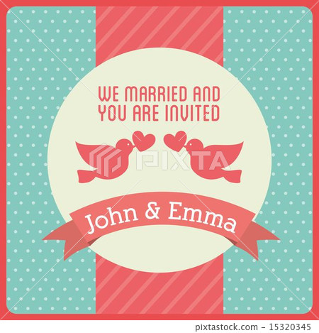 love design over dotted background vector illustration 15320345