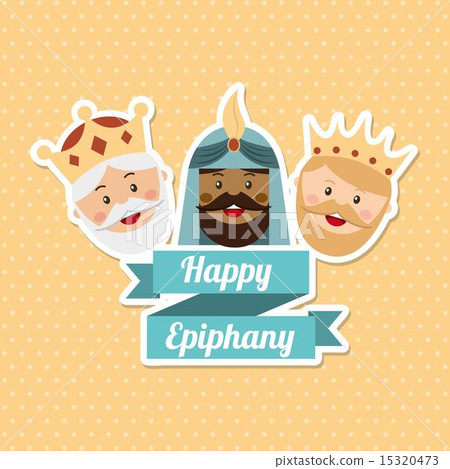 happy ephipany over dotted background vector illustration happy ephipany over dotted background vector illustration 15320473