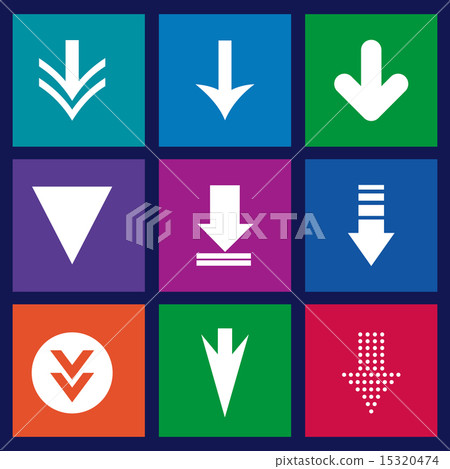 arrows design over blue background vector illustration arrows design over blue background vector illustration 15320474